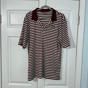 Men’s large polo, MS State logo, engineering logo on sleeve